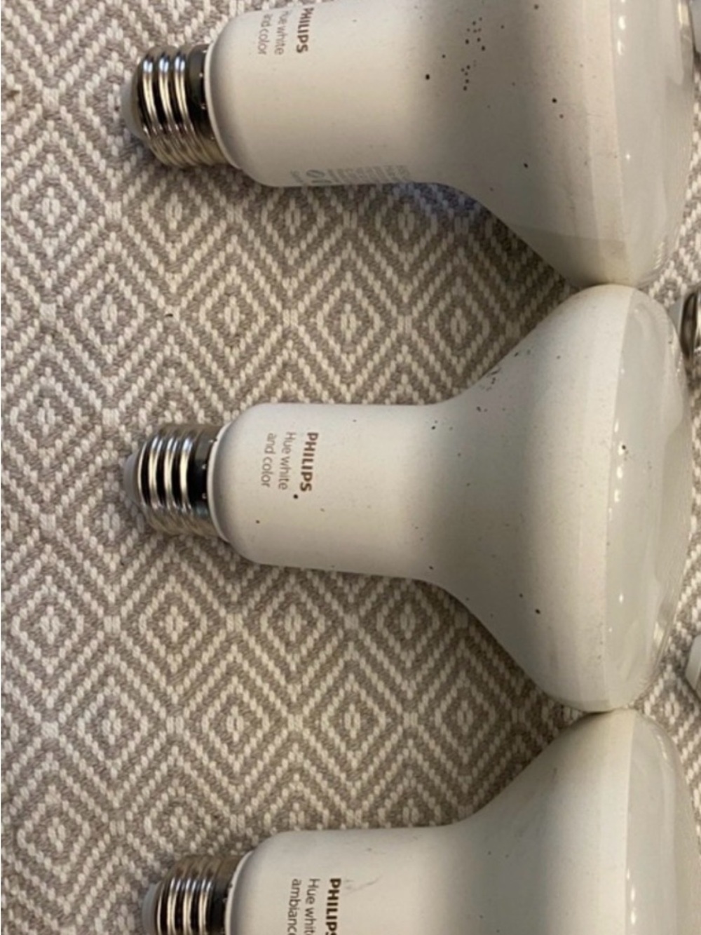 Philips White LED BR30 Flood Light Bulbs - Pack of 3